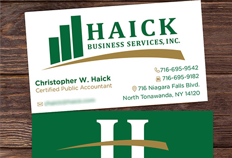 Haick business cards