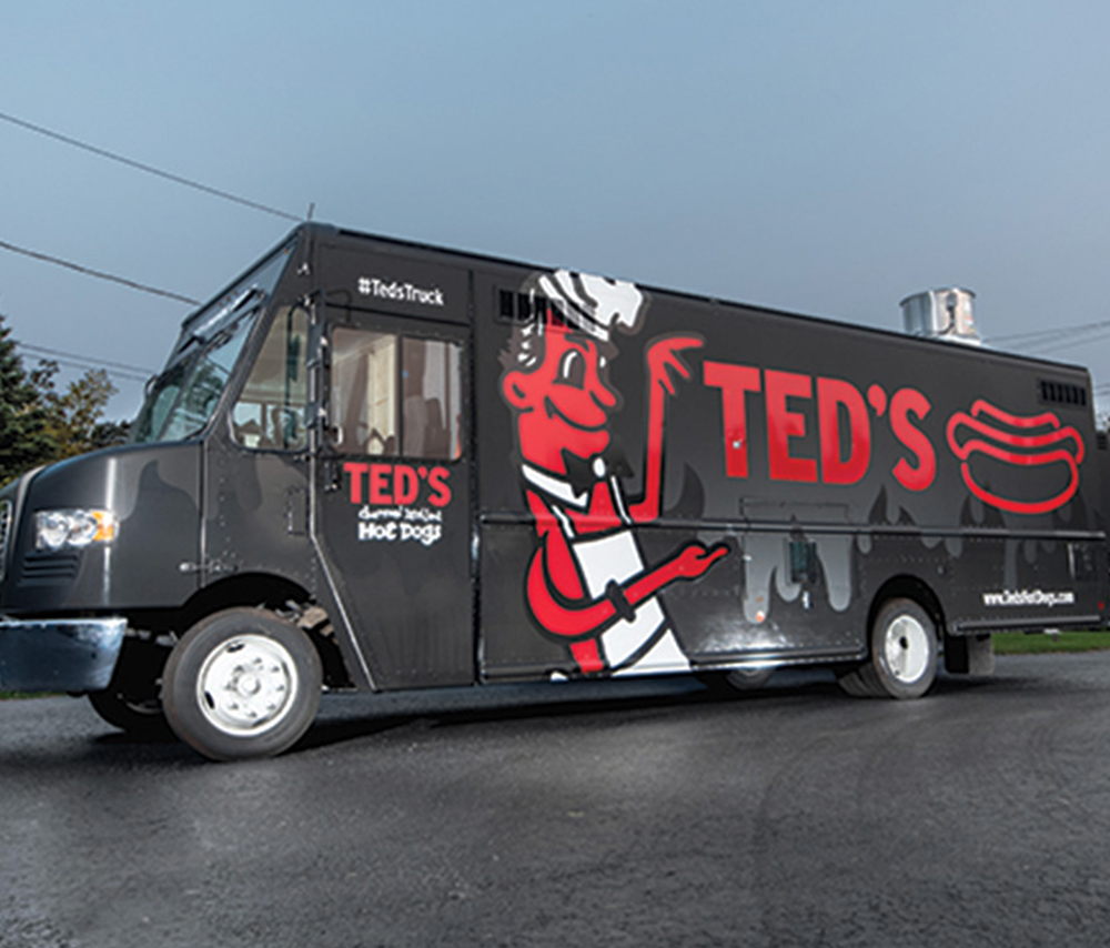 Ted's Food Truck wrap