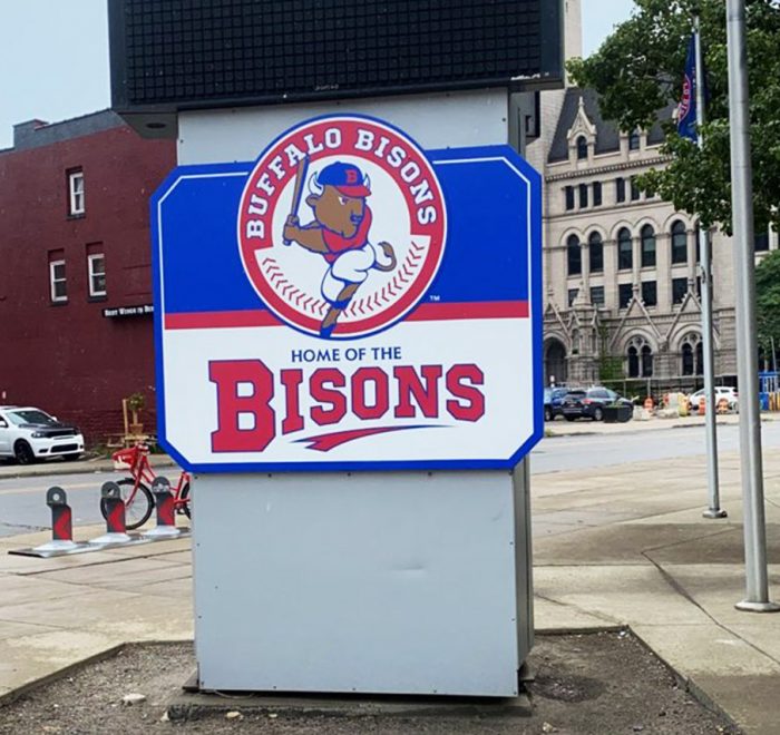 Buffalo Bisons entrance sign