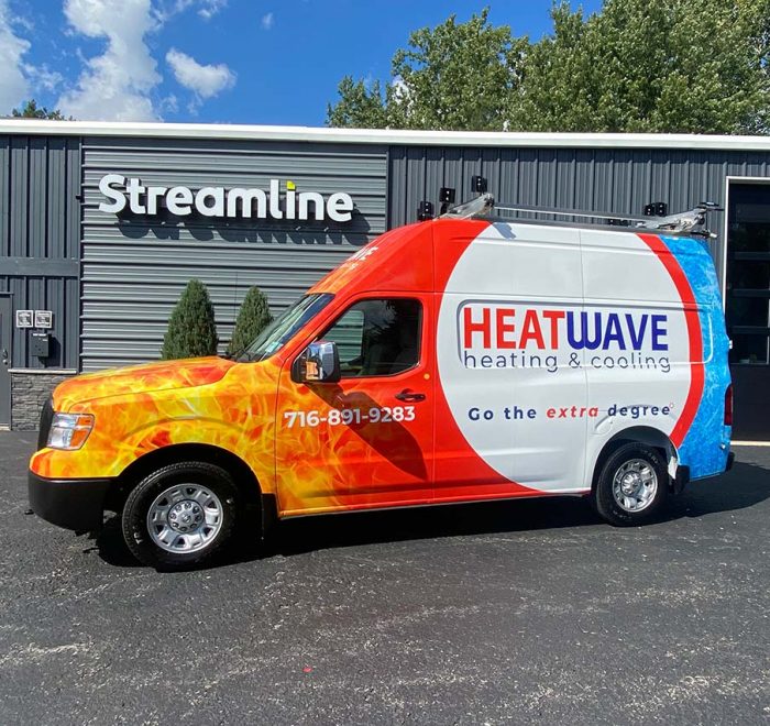 Heatwave Nissan NV wrap