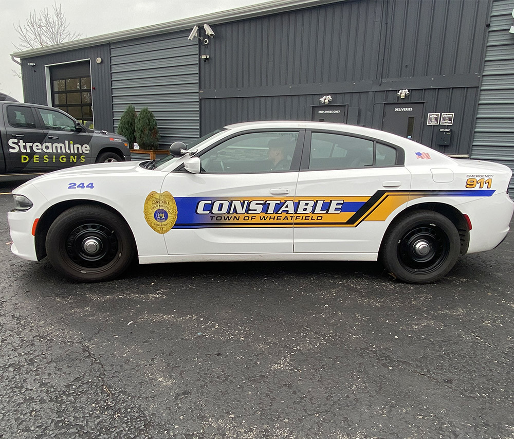 Town of Wheatfield Constable reflective graphic kit