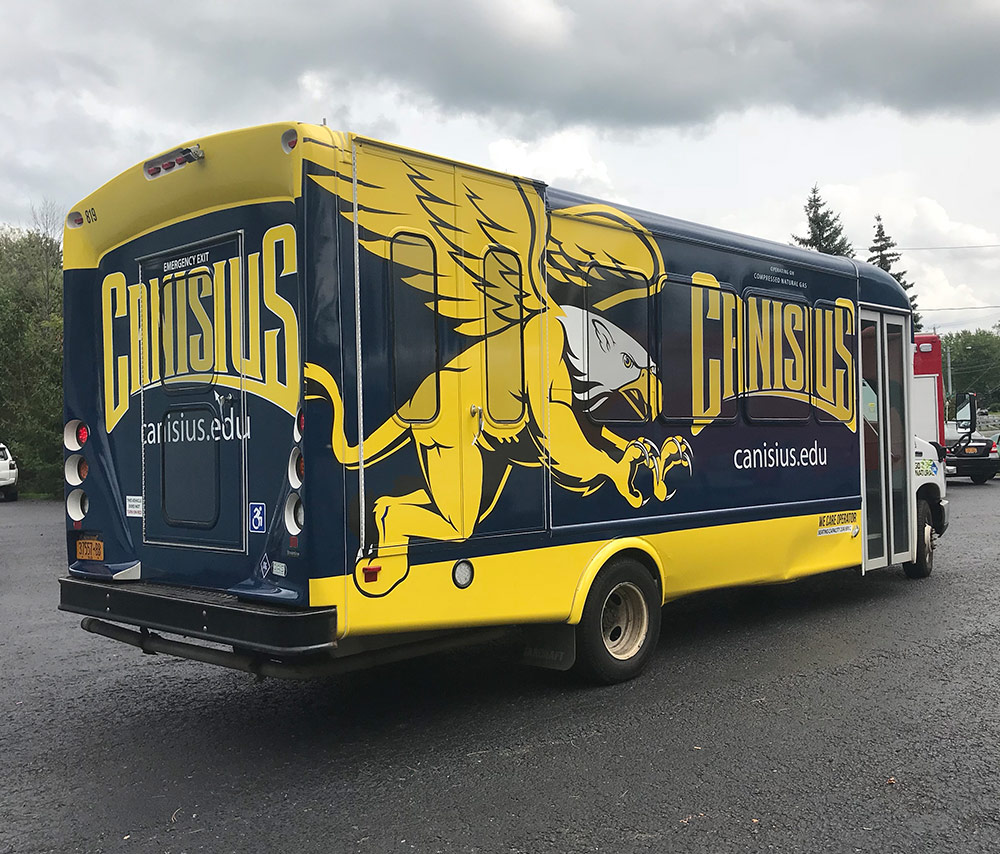 Canisius College bus wrap