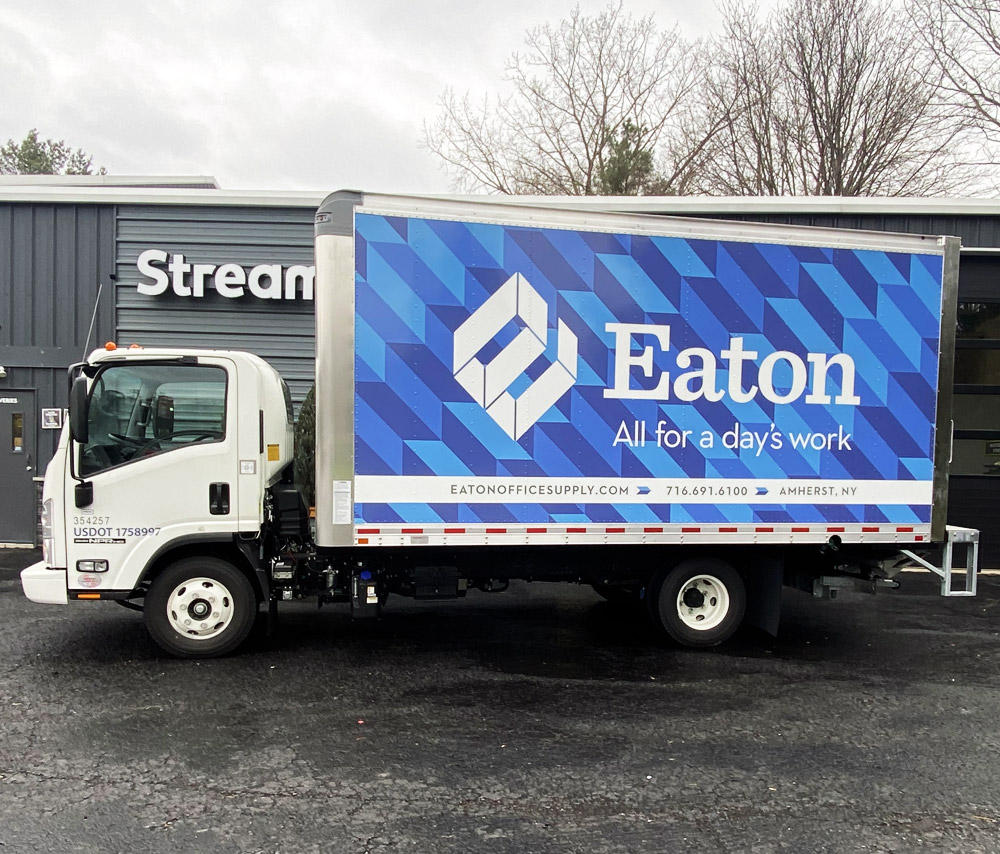 Eaton Office Supply Box Truck Graphics