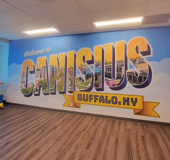 Canisius University wall wrap