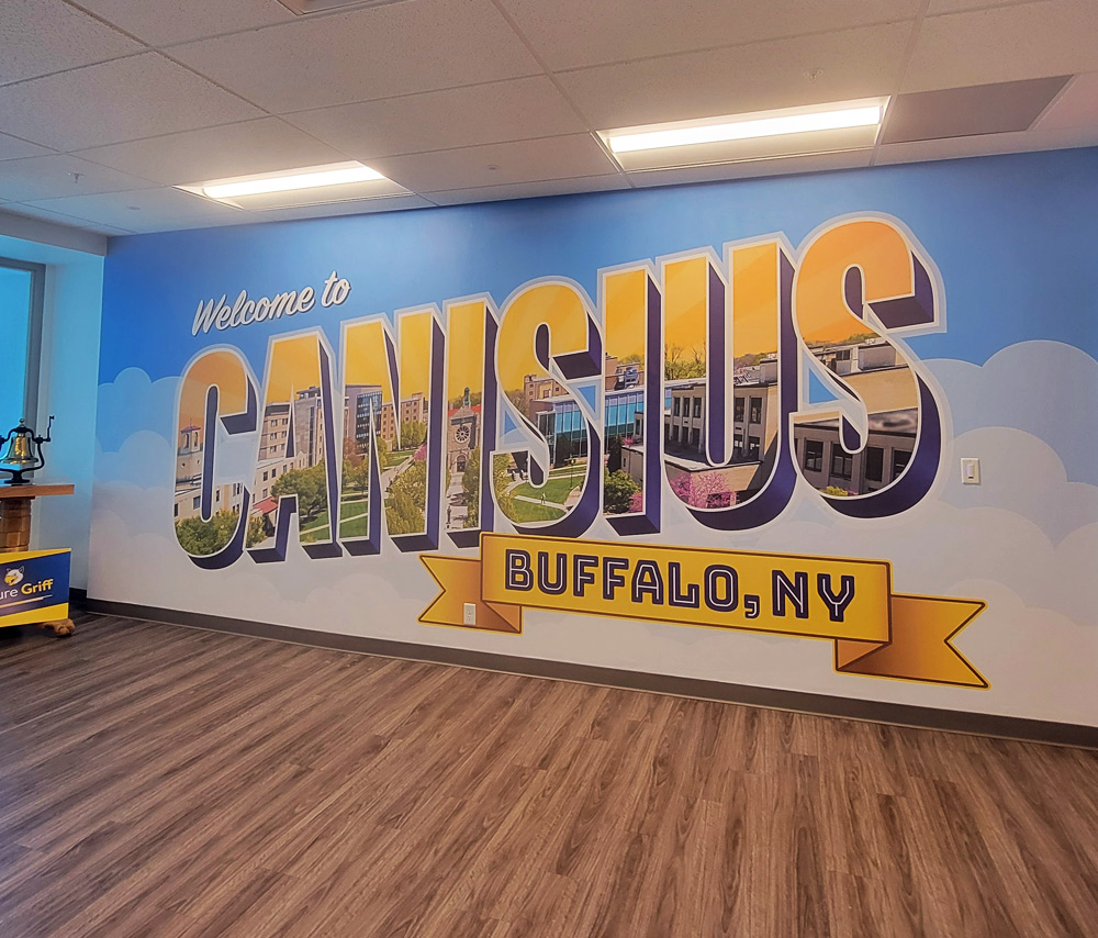 Canisius University wall wrap
