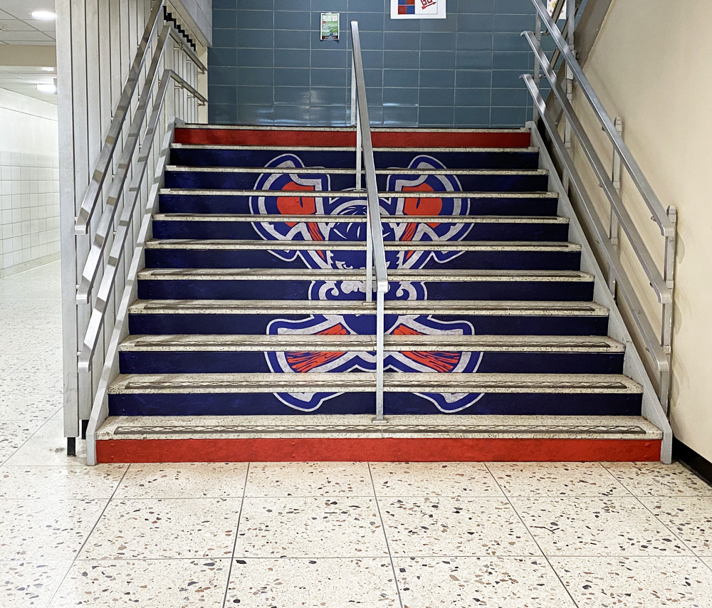 North Tonawanda High School stair graphics
