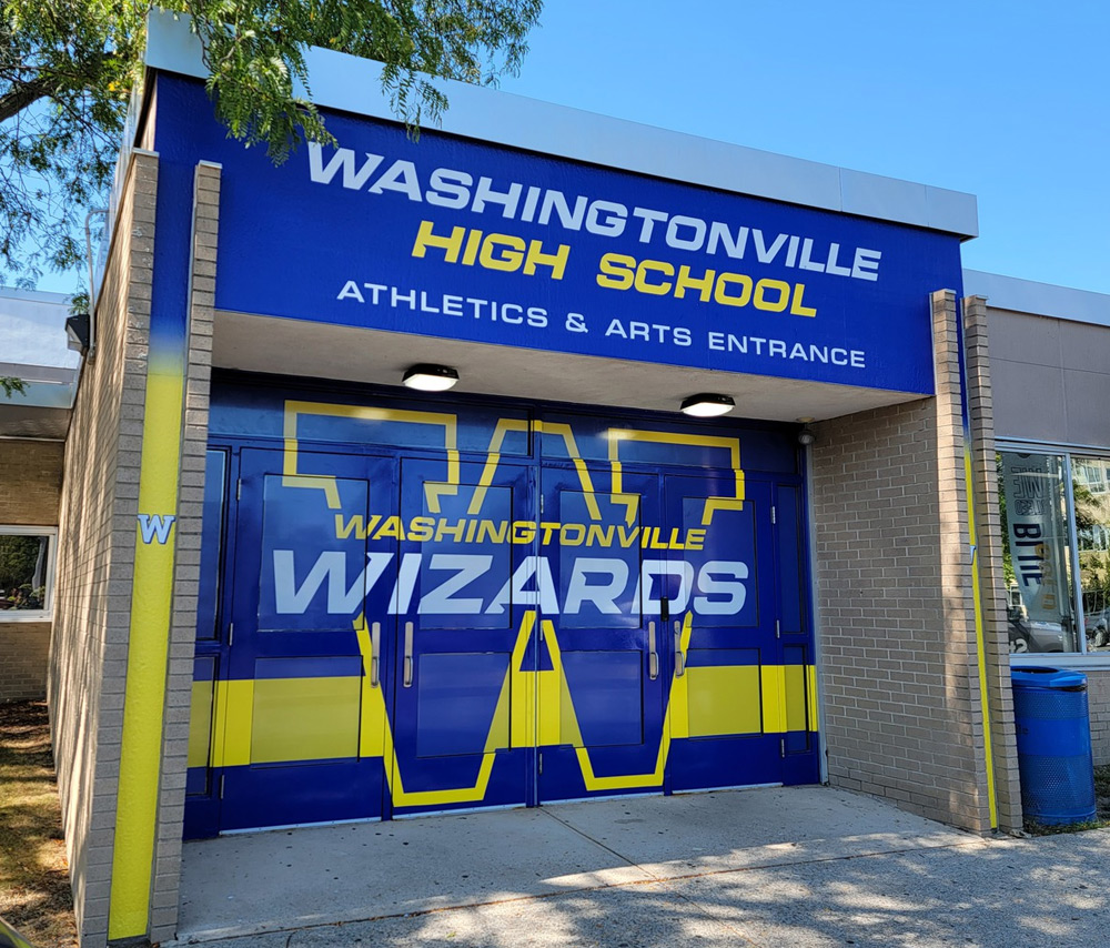 Washingtonville High School Athletics entrance graphics