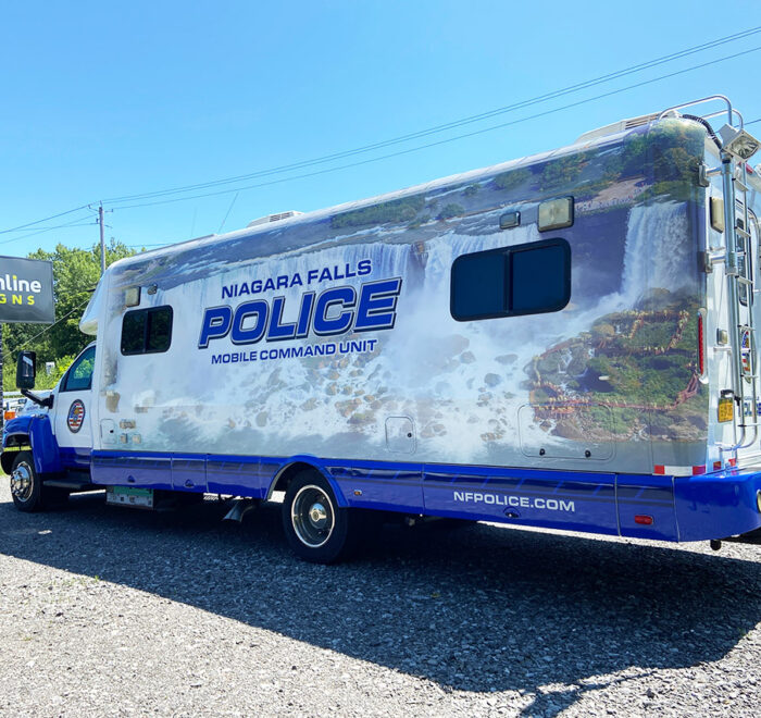 Niagara Falls Police Mobile Command Unit Wrap