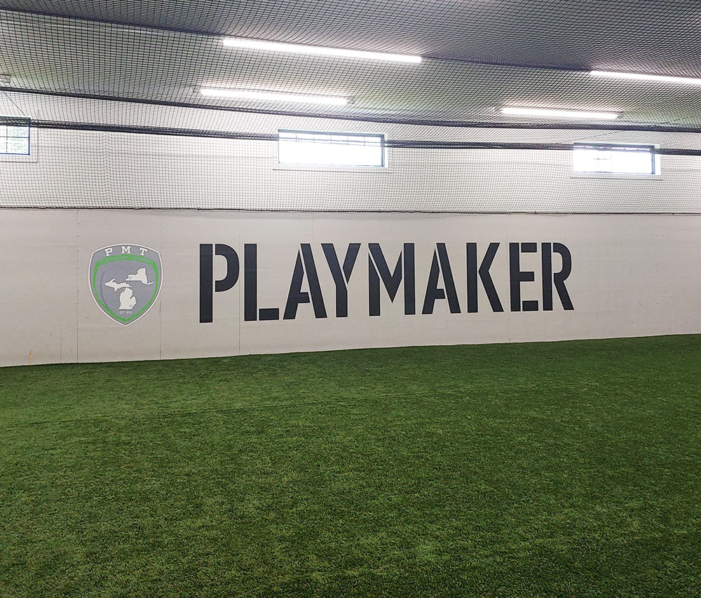 Playmaker Training wall graphics