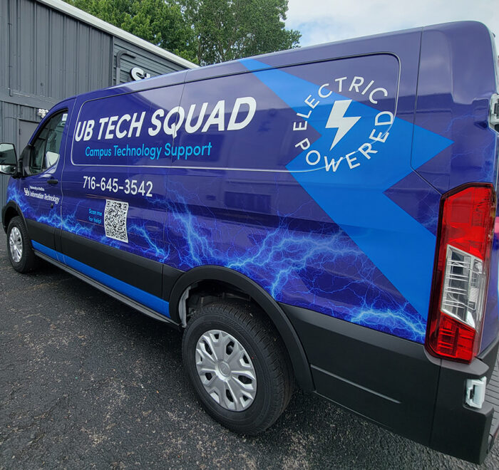 UB Tech Squad Van Wraps