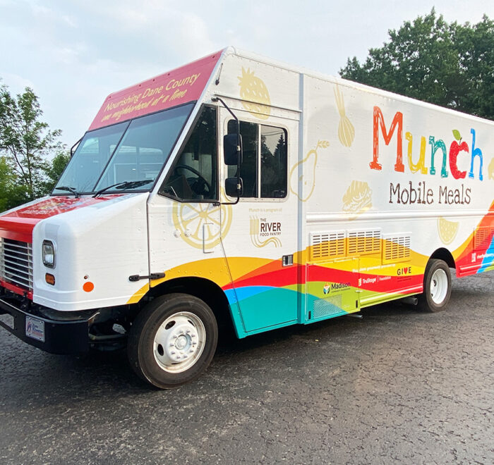 Munch food truck graphics