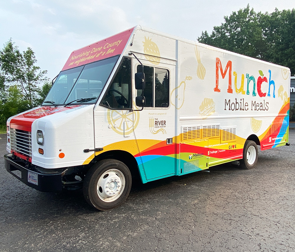Munch food truck graphics
