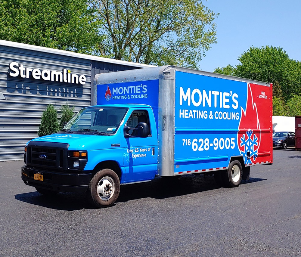 Montie's box truck wrap