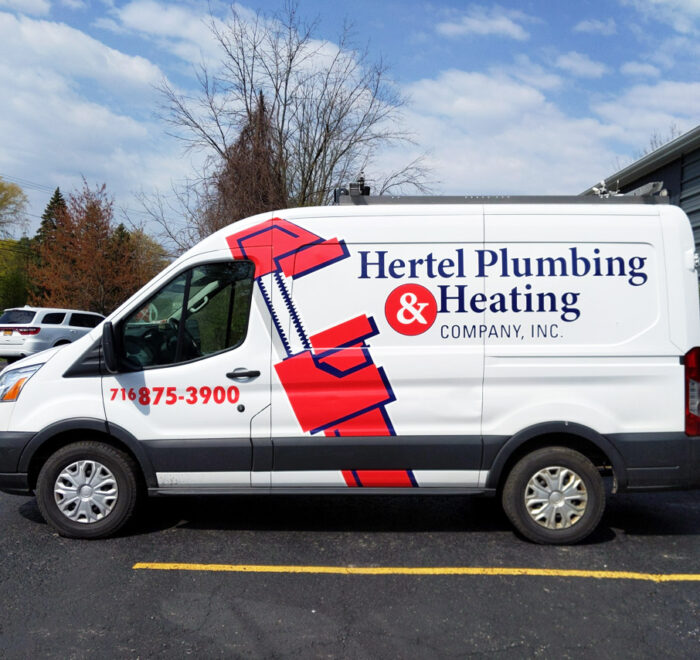Hertel Plumbing Van Graphics