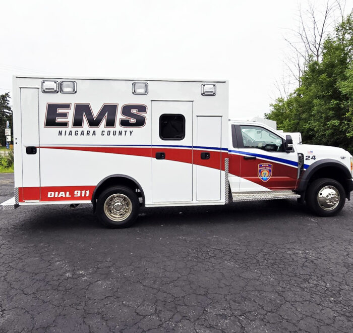 Niagara County EMS reflective graphics