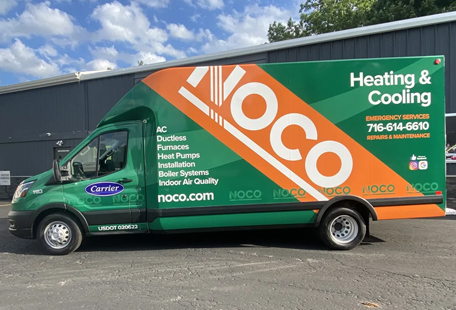 Noco box truck wrap