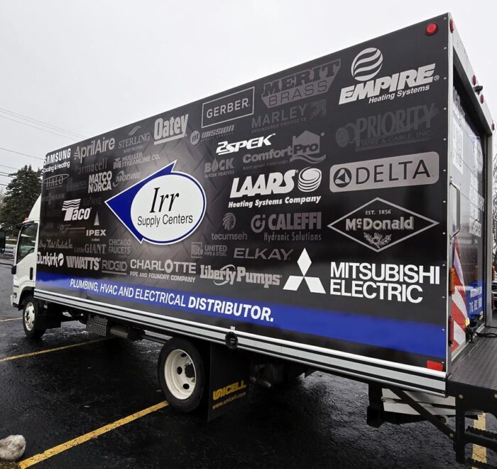 Irr Supply box truck wrap