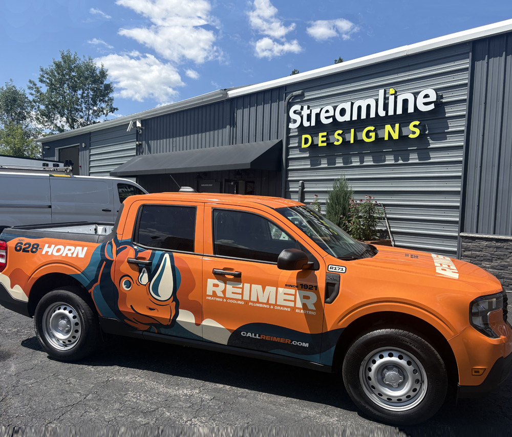 Reimer Pick-Up Truck Vinyl Wrap