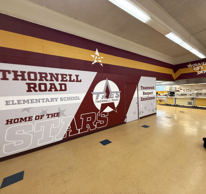 Thornell Road Elementary School wall wraps