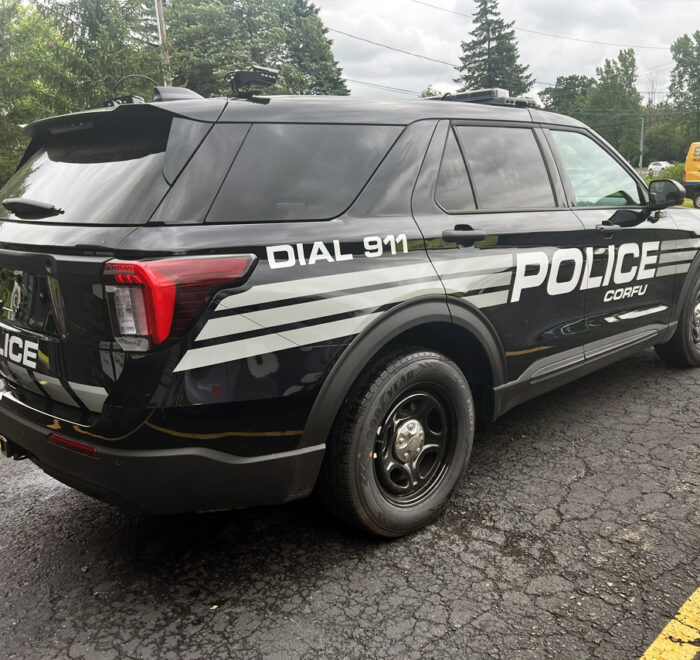 Corfu Police reflective graphics