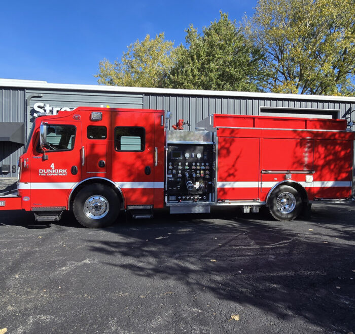 Dunkirk Fire Engine 4 reflective graphics
