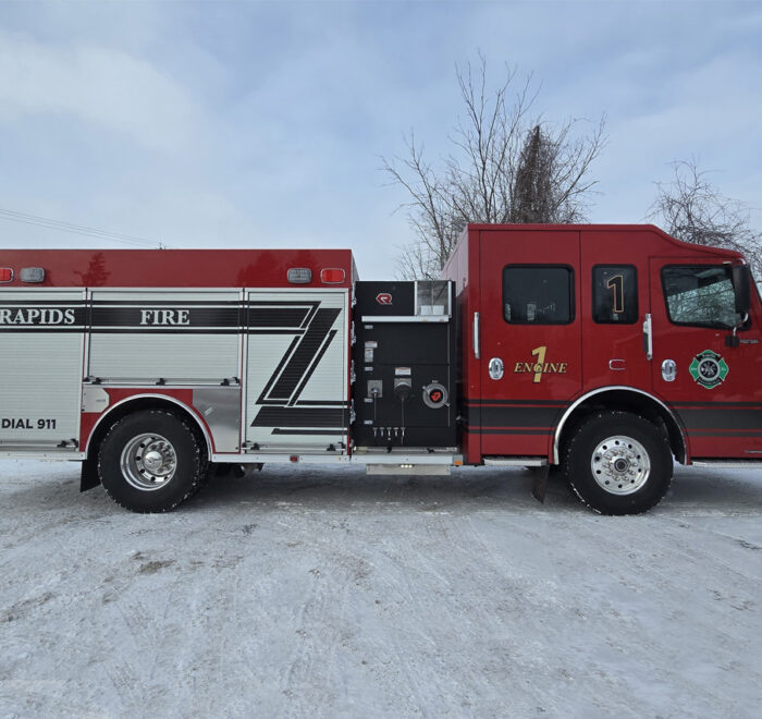 Rapids Fire reflective graphics