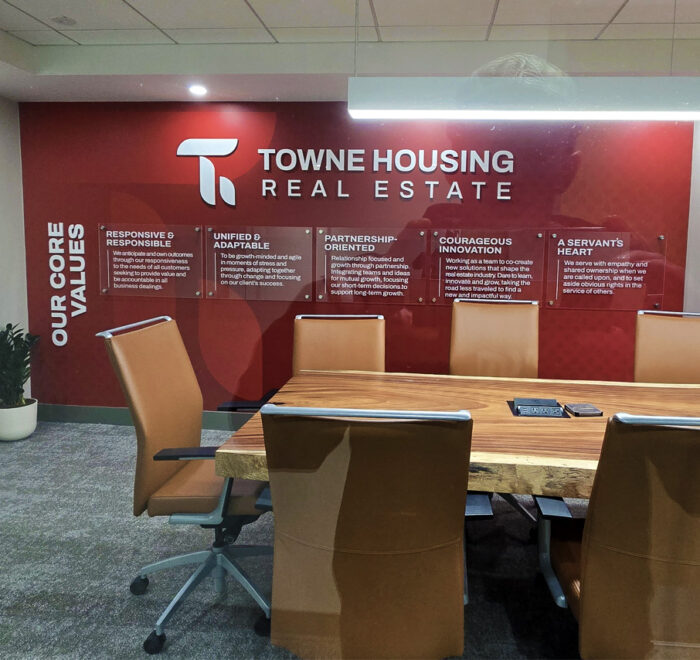 Towne Housing Wall Display