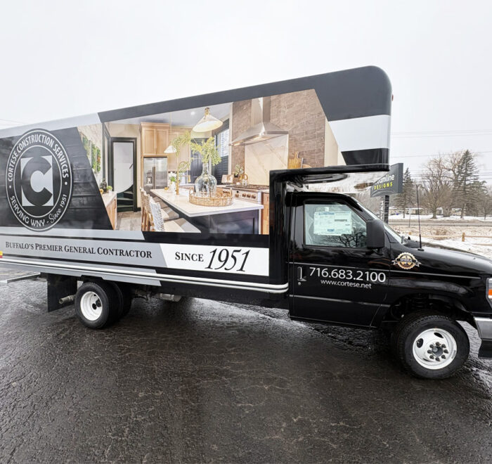 Cortese Construction Services box truck