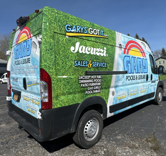 Gary Pools Promaster wrap