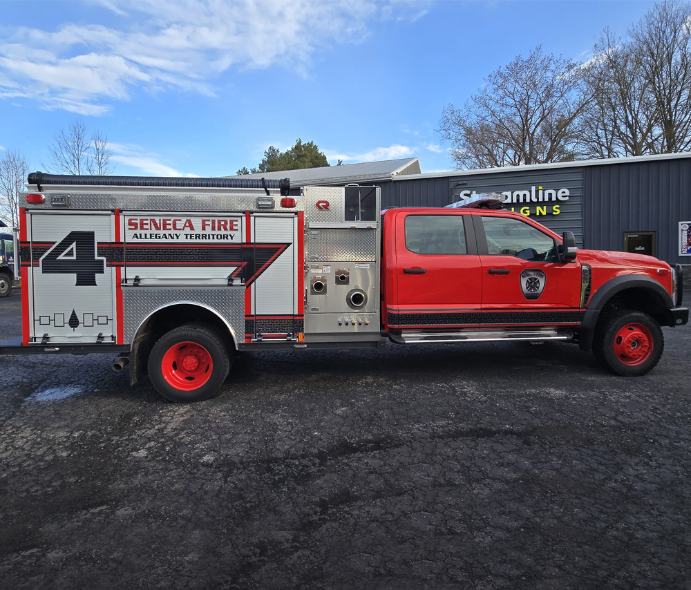 Seneca Fire Allegany reflective graphic kit