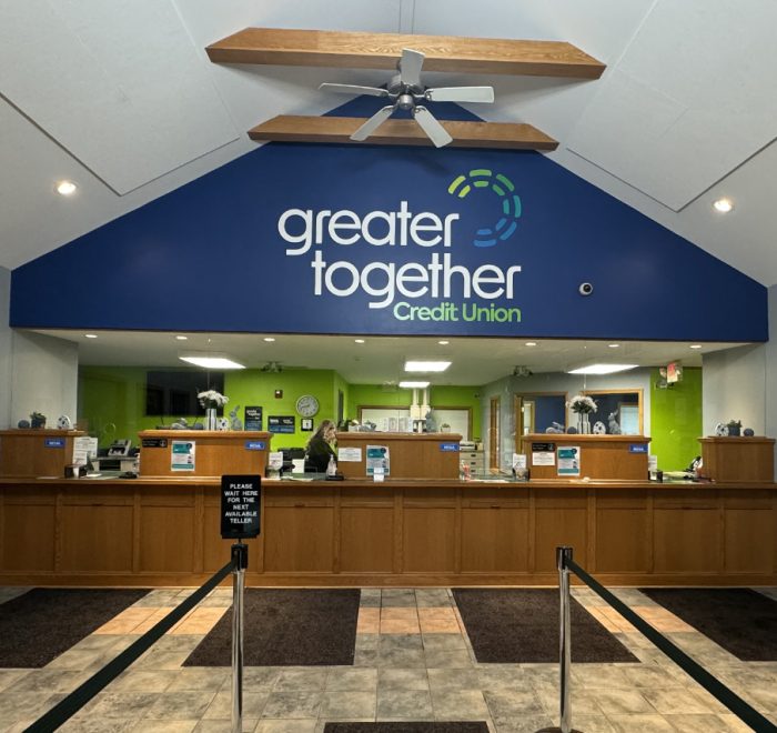 Greater Together Credit Union wall graphics