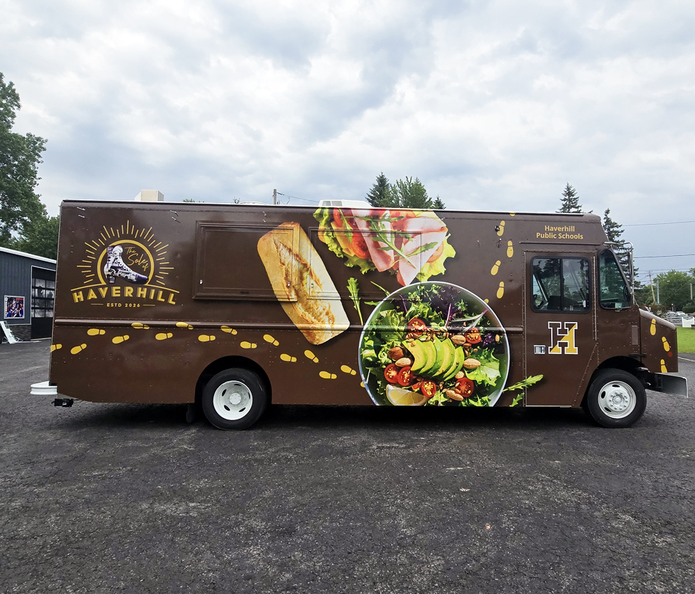 Haverhill food truck wrap
