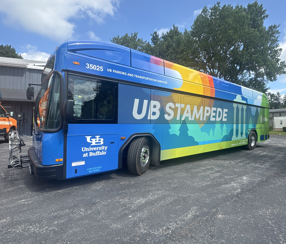 University at Buffalo Bus Wraps